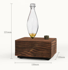 Aroma Diffuser Wood & Glass