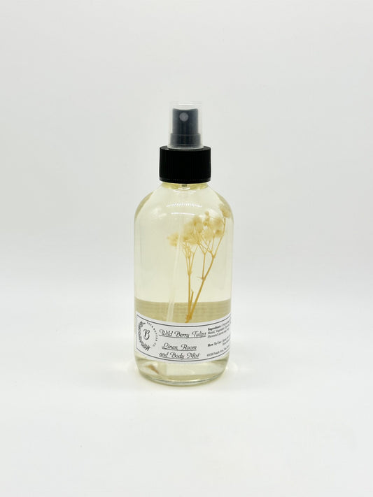 Wild Berry Tulips (Linen, Room & Body Mist for Women)